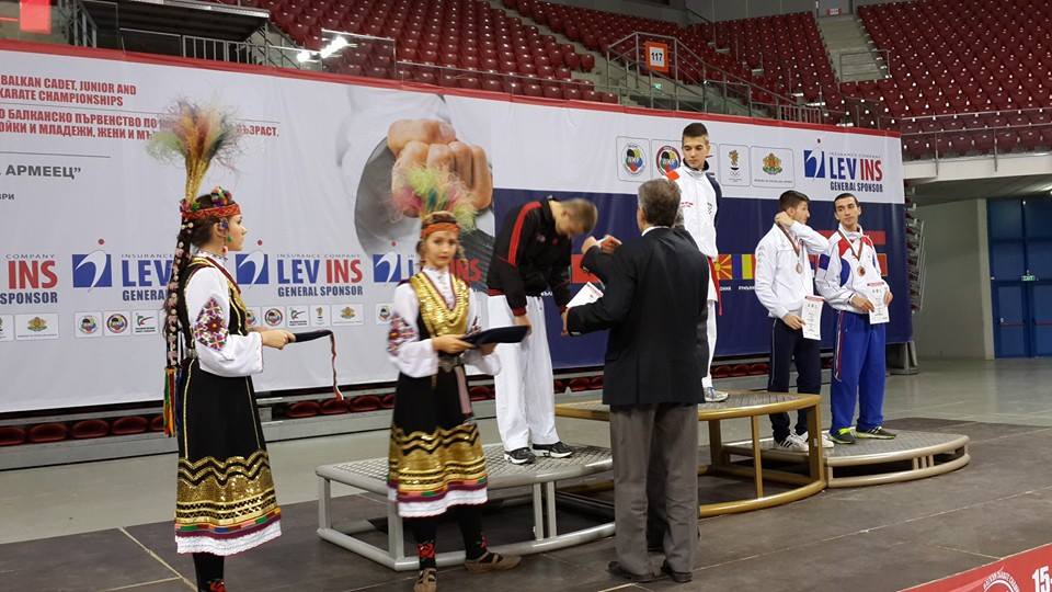 Sofje: Orges Arifi i argjendte ne Kampionatin Ballkanik te Karatese